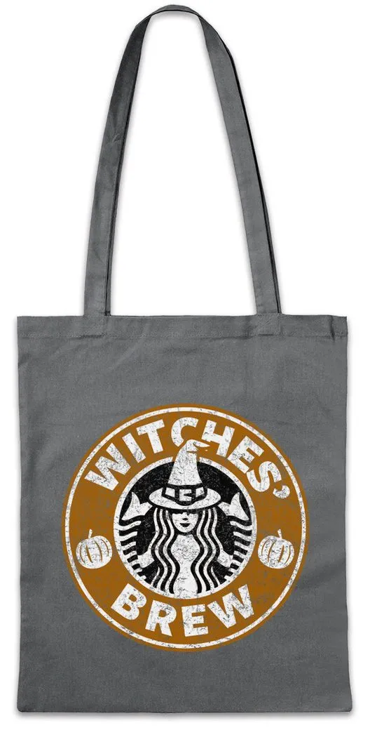 Urban Backwoods Beuteltasche Witches' Brew Stofftasche Kaffee Caffeine Koffein Hexe Halloween (1-tlg), Coffee Witch Blocksberg Witchcraft