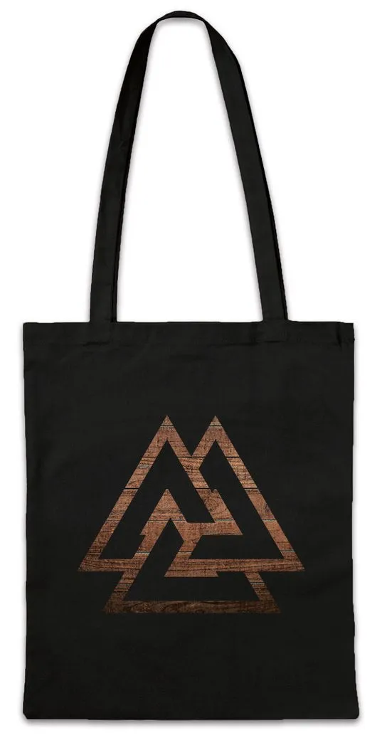 Urban Backwoods Beuteltasche Wooden Knot Stofftasche Wotansknoten Walhalla Wotan Loki Odhin Midgard (1-tlg), Arsen Yggdrasil Wikinger