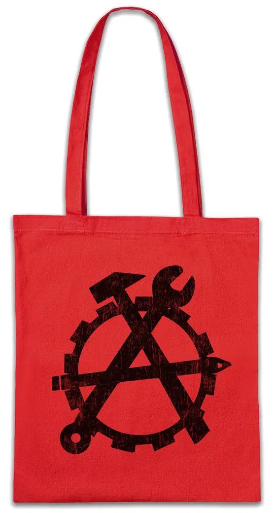 Urban Backwoods Beuteltasche Workers Anarchy Stofftasche About Capitalism Kommunismus Sozialismus (1-tlg), Gegen Anti Kapitalismus Fun