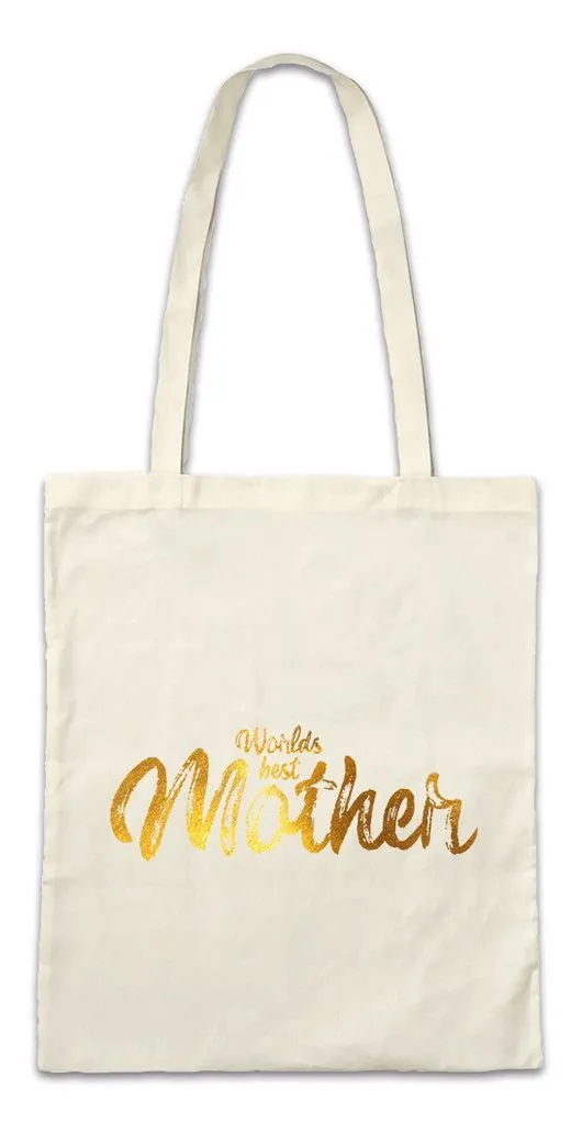 Urban Backwoods Beuteltasche World’s Best Mother Stofftasche Beste Mama Mom Mutter Mutti Mami (1-tlg), Muttertag Geburtstag Birthday Anniversary