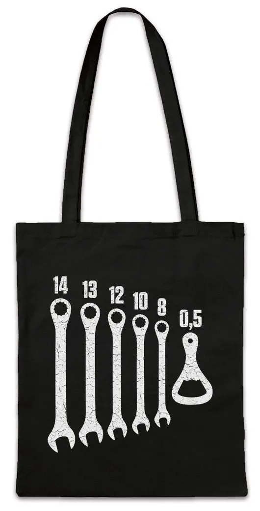 Urban Backwoods Beuteltasche Wrench Bottle Opener Set Stofftasche Mechaniker Schrauber Handwerk (1-tlg), Handwerker Flaschenöffner Heimwerker Spaß