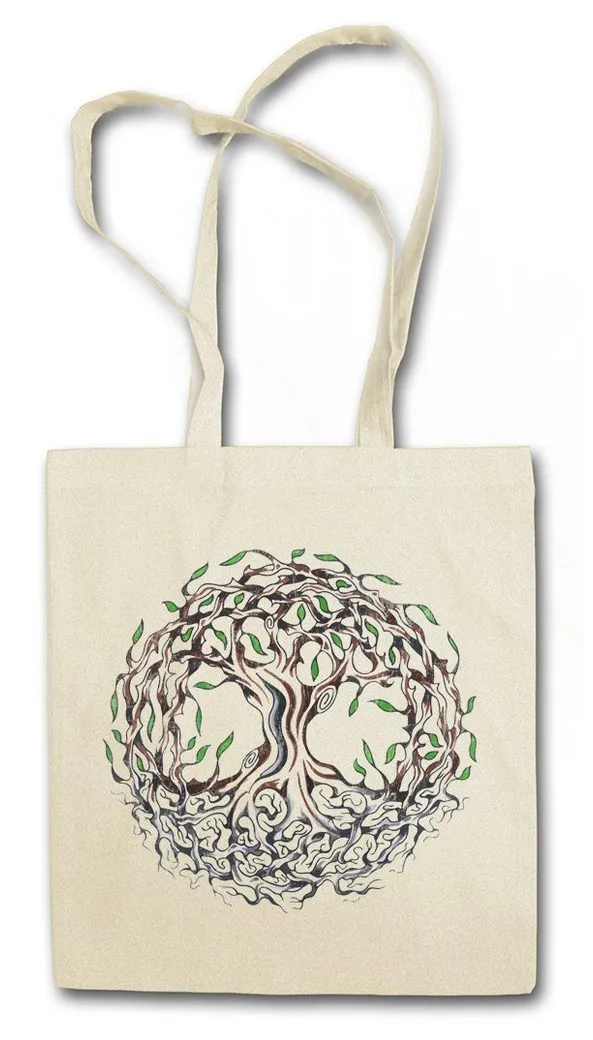 Urban Backwoods Beuteltasche Yggdrasil IX Stofftasche Asen Celtic Irminsul Tree Loki Of Life Thor (1-tlg), Vikings Odhin Wikinger Walhalla