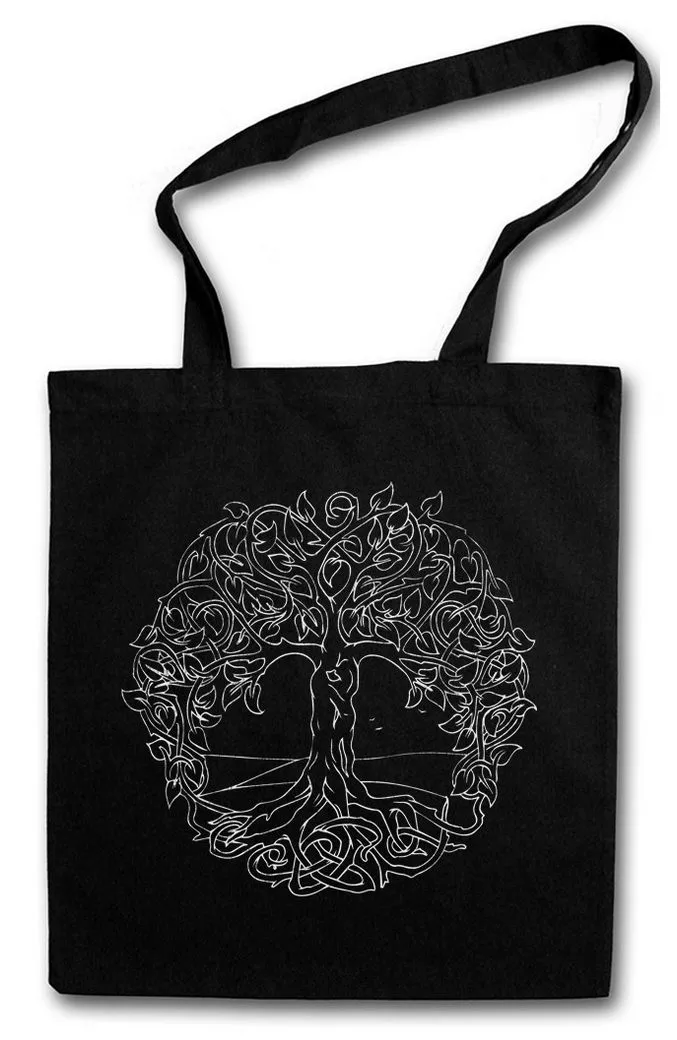 Urban Backwoods Beuteltasche Yggdrasil VI Stofftasche Arsen Celtic Irminsul Tree Loki Life (1-tlg), Weltenbaum Thor Odin Odhin