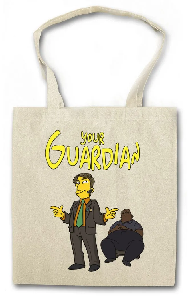 Urban Backwoods Beuteltasche Your Guardian Saul Stofftasche Better Breaking Call Walter Goodman Bad (1-tlg), Crystal White Ehrmantraut Pinkman