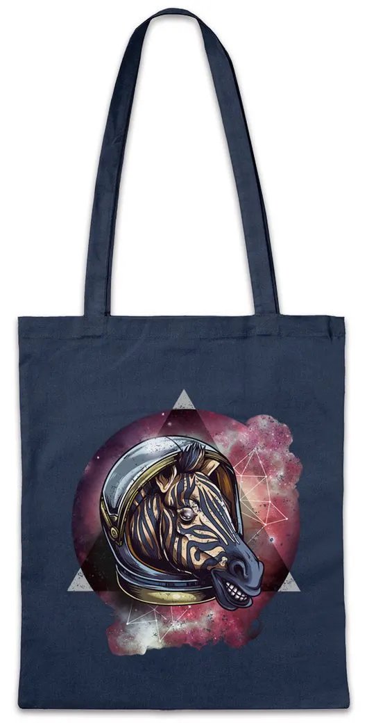 Urban Backwoods Beuteltasche Zebra Astronaut Stofftasche Raumfahrt Astronaut Katze Love Weltraum (1-tlg), Cosmos Kosmos Planeten Planets