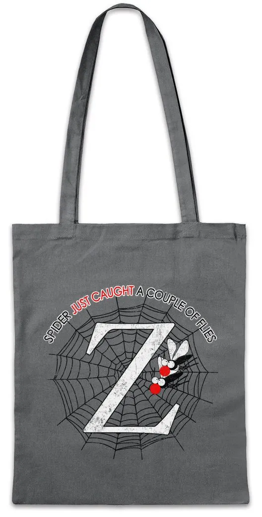 Urban Backwoods Beuteltasche Zed Stofftasche Pulp Vincent Spider Just Caught A Fiction Couple Of (1-tlg), Flies Net Red Nose