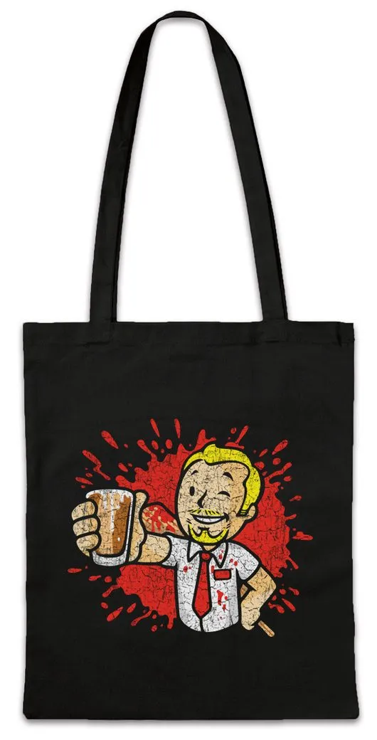 Urban Backwoods Beuteltasche Zombie Boy Stofftasche Zombies Evil Walking Horror Gamer Dead Logo (1-tlg), Vault Gaming Ash Crossover