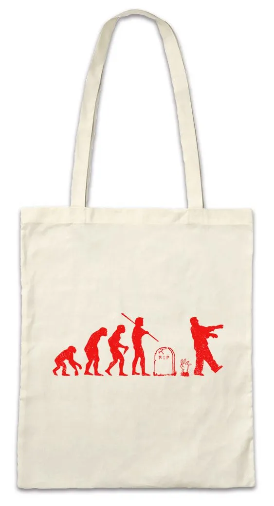 Urban Backwoods Beuteltasche Zombie Evolution Stofftasche Walkers Zombies Horror The Walking Living (1-tlg), Night Of Dead Living