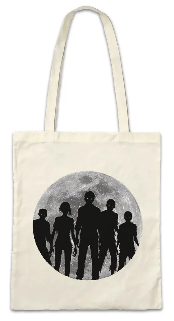 Urban Backwoods Beuteltasche Zombie Moon Stofftasche The Mond Zombies Walking Horror Dead Living (1-tlg), Night Return Walkers Rick