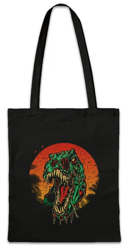 Urban Backwoods Beuteltasche Zombie Rex Stofftasche The Brain Walking Bob Brains Dead Zombie Eater (1-tlg), Living Fear Zombies Halloween