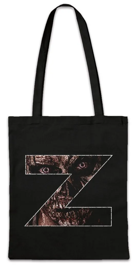 Urban Backwoods Beuteltasche Zombie Z Sign Stofftasche Logo Symbol Nation Citizen „Z“ Radio Walking (1-tlg), Walker Living Dead Zombies