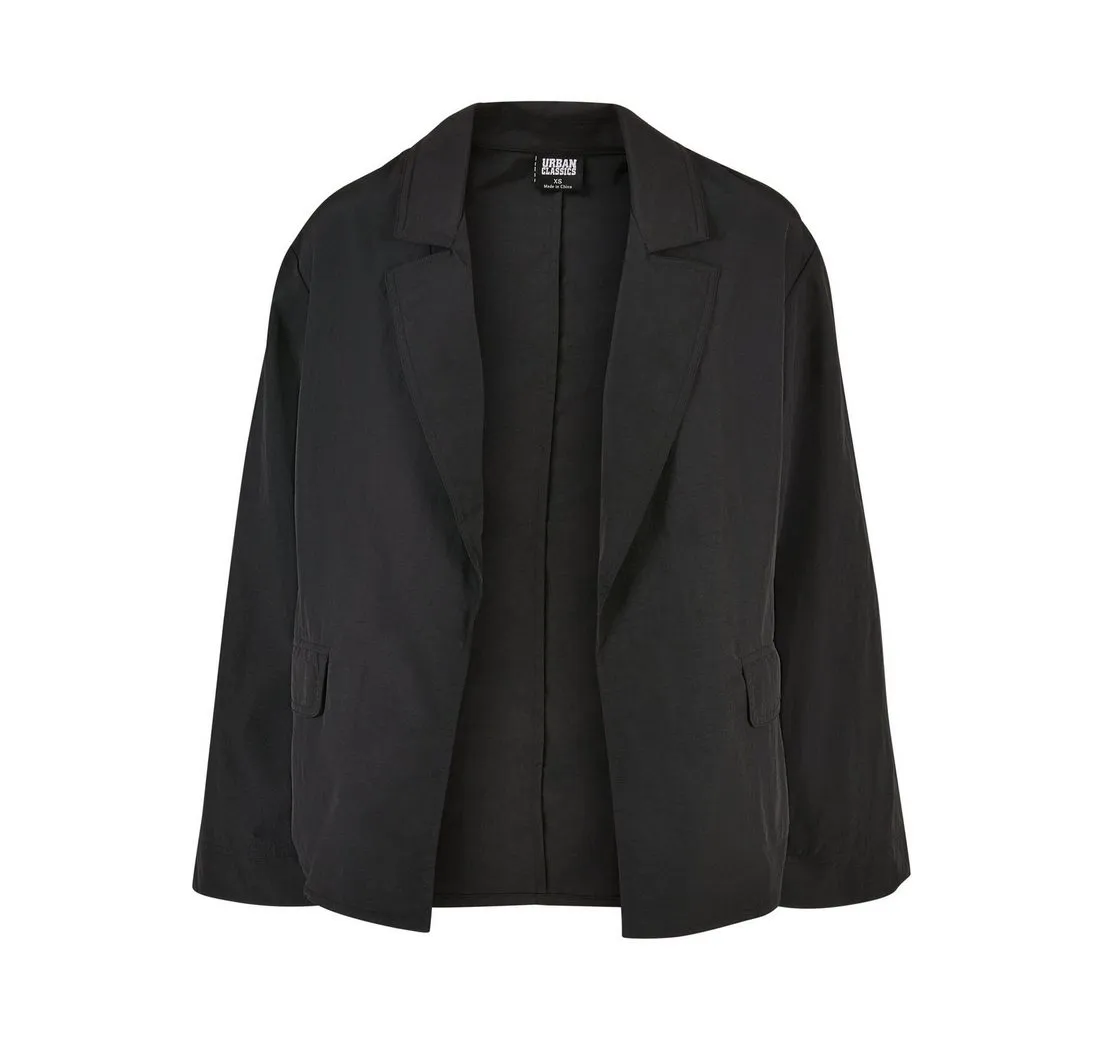 URBAN CLASSICS Allwetterjacke Urban Classics Damen Ladies Oversized Crinkle Nylon Blazer (1-St)