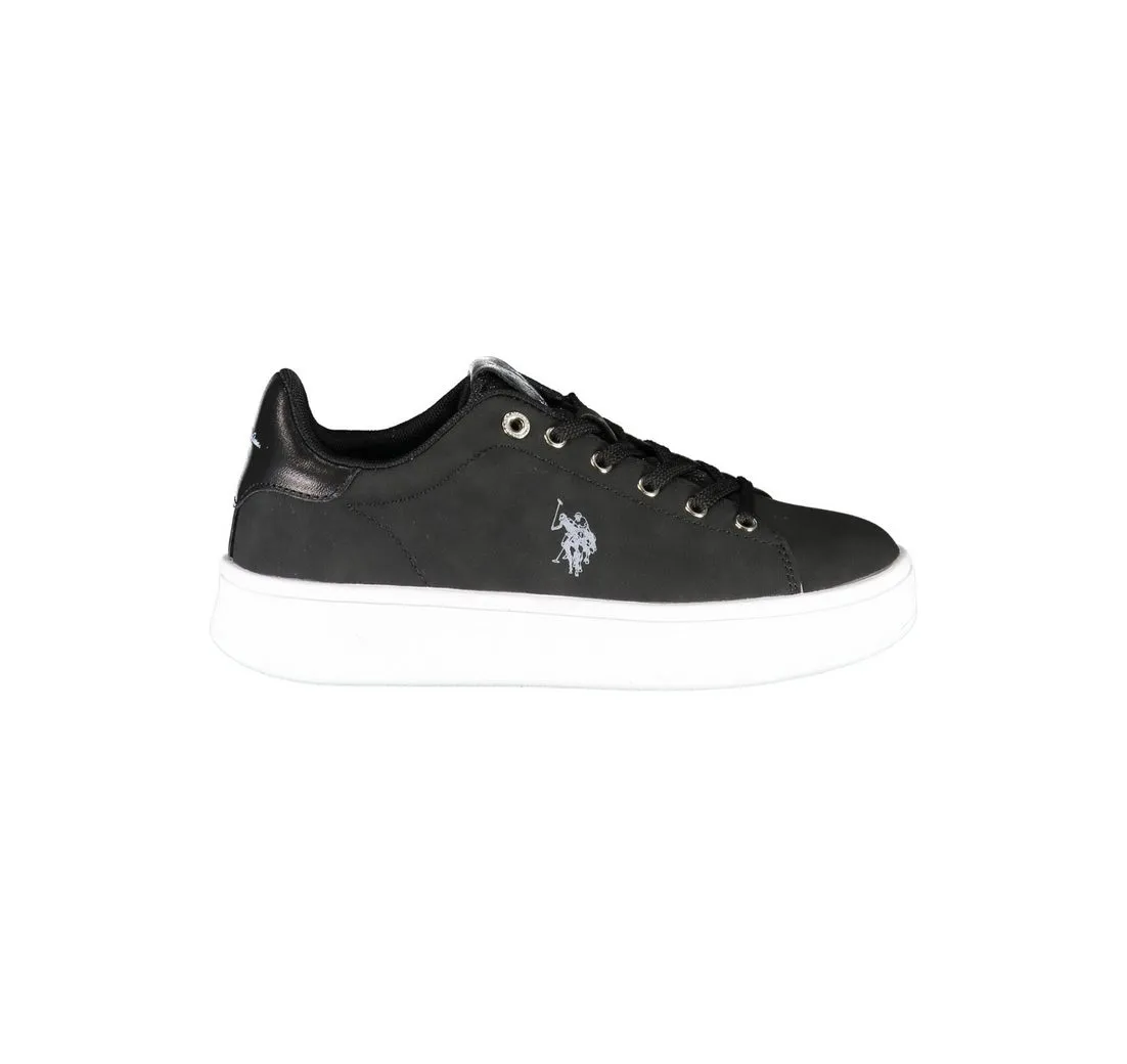 U.S. POLO Sneaker Stylischer Damensportschuh in Schwarz mit Details