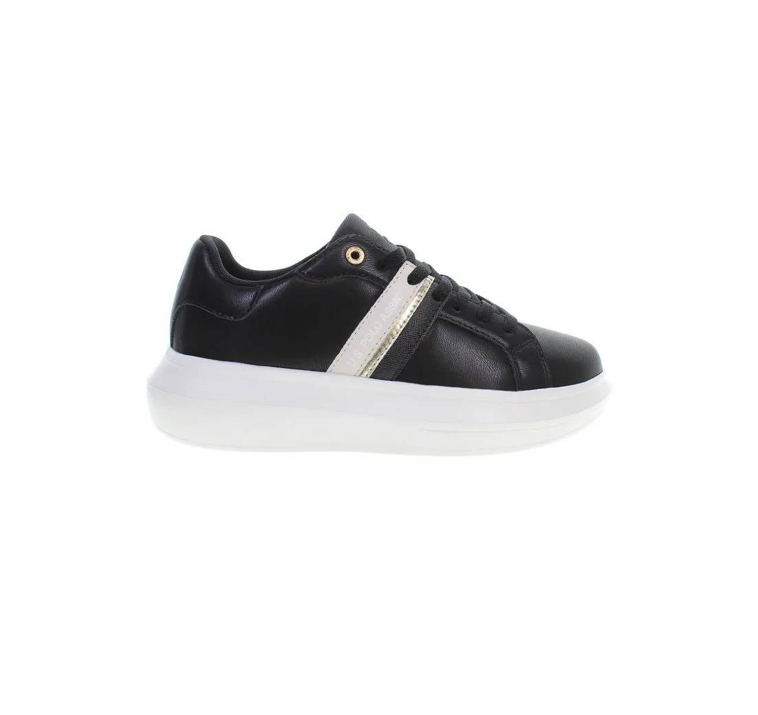 U.S. POLO Sneaker Top Angebot: Schwarzer Sportschuh für Damen mit