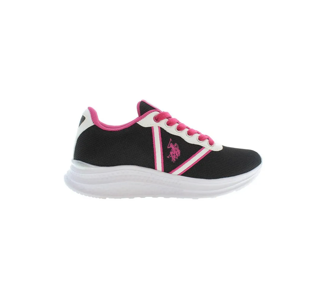 U.S. POLO Sneaker Top-Preis! Schwarzer Sportschuh für Damen mit Stil