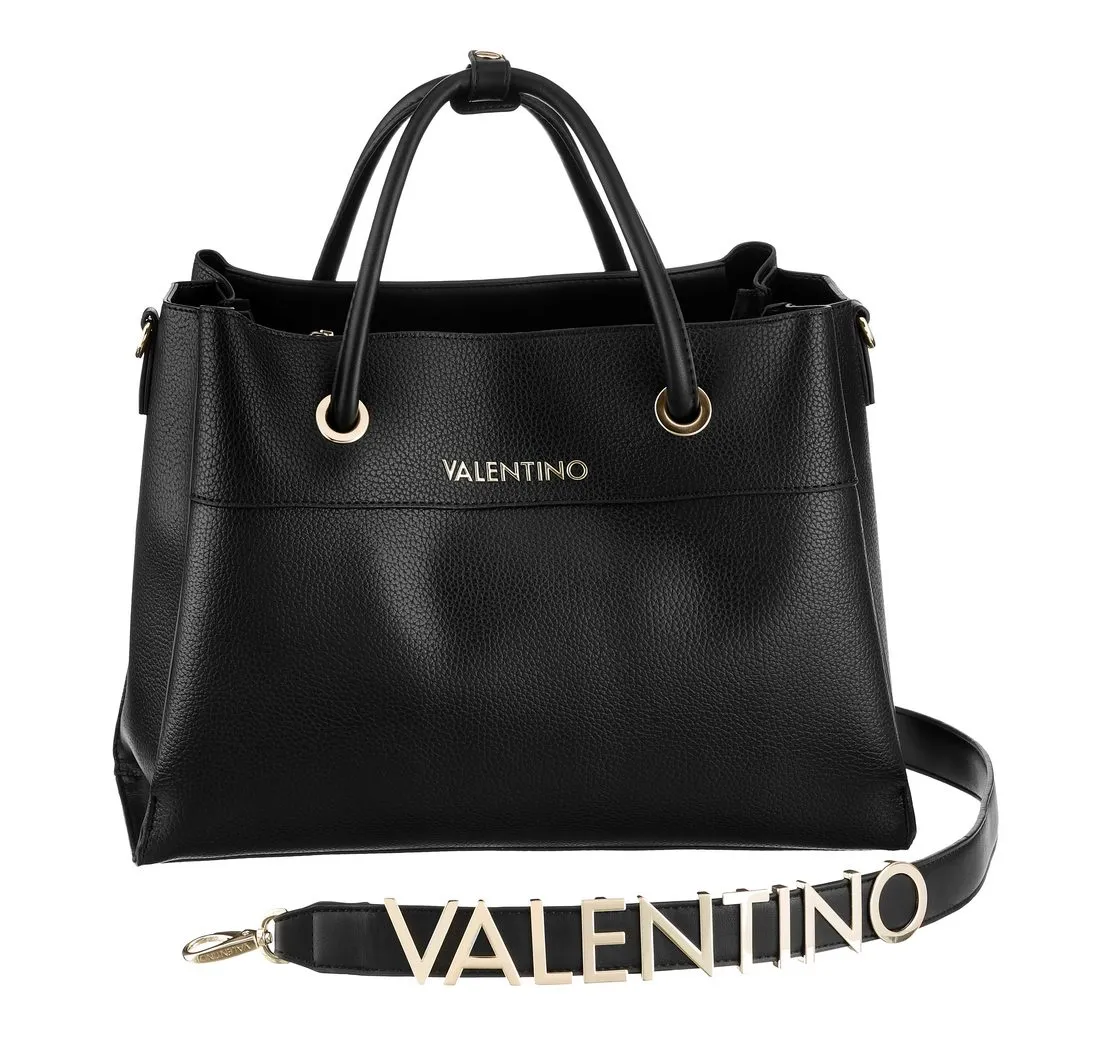 VALENTINO BAGS Henkeltasche ALEXIA, Umhängetasche Schultertasche mit goldfarbenen Details