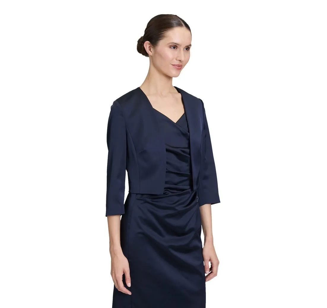 VERA MONT Bolerojacke Damen Bolero-Jacke mit Kellerfalten