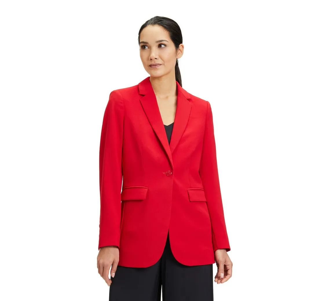 VERA MONT Jackenblazer Vera Mont Longblazer mit Taschen Nahtführung