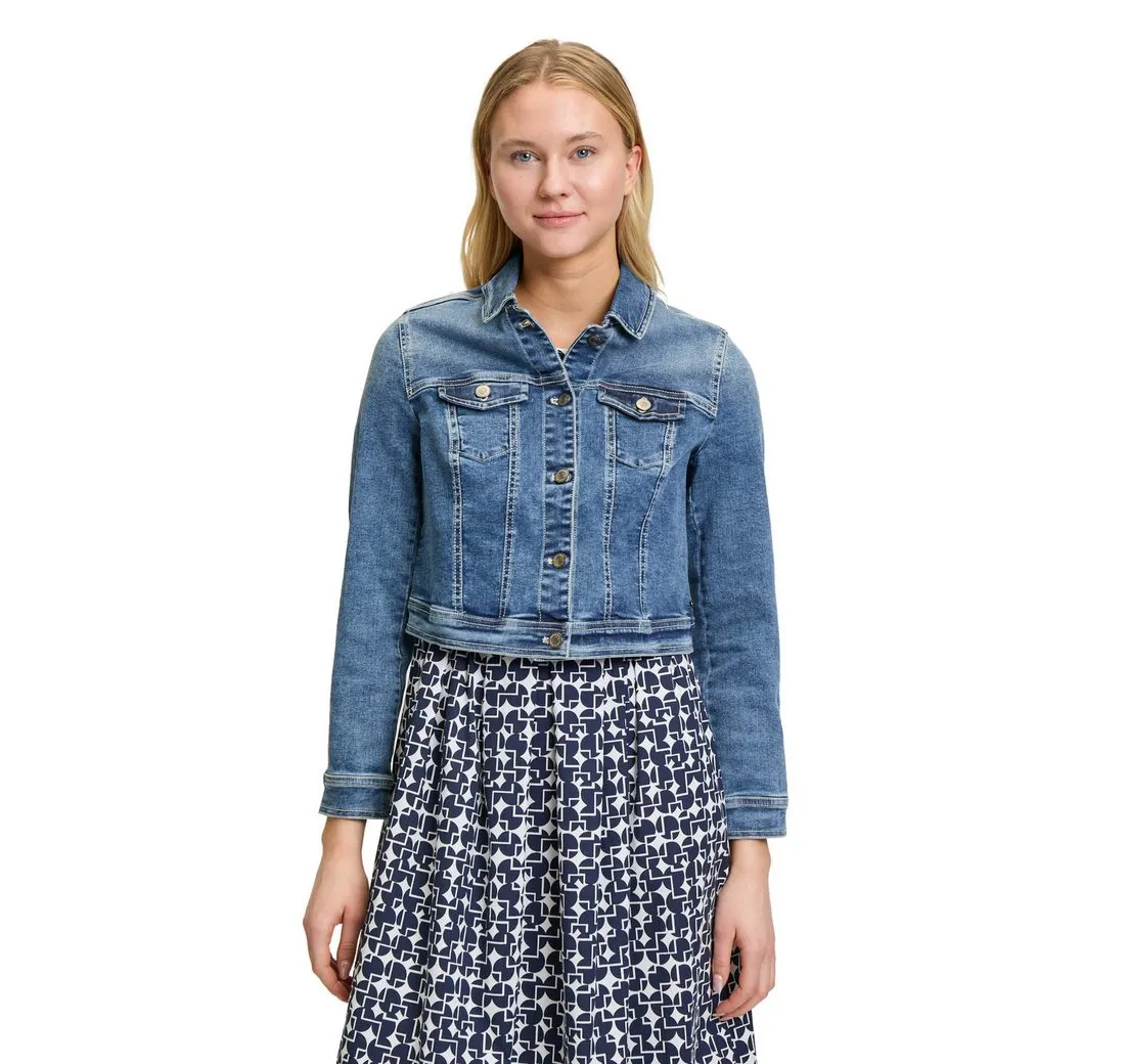 VERA MONT Jeansjacke Vera Mont Jeansjacke mit Waschung