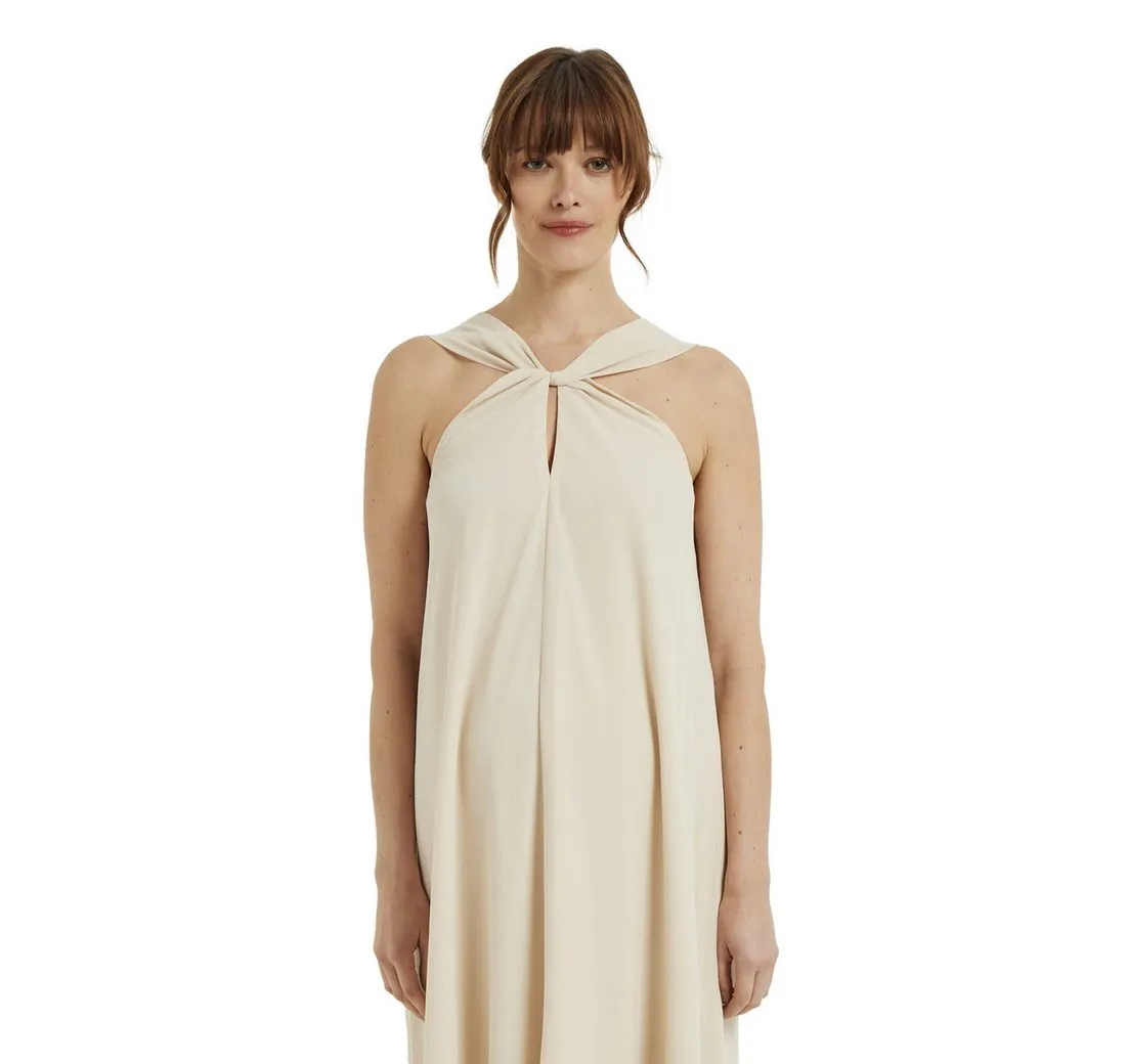 VERTBAUDET Maxikleid Elegantes langes Umstandskleid aus Crêpe