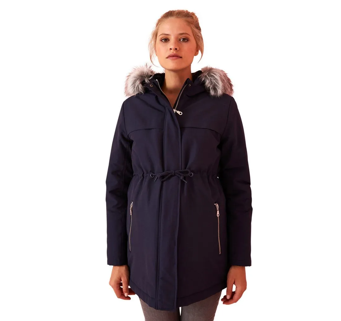 VERTBAUDET Umstandsjacke 3-in-1-Parka, Tragejacke für Schwangerschaft