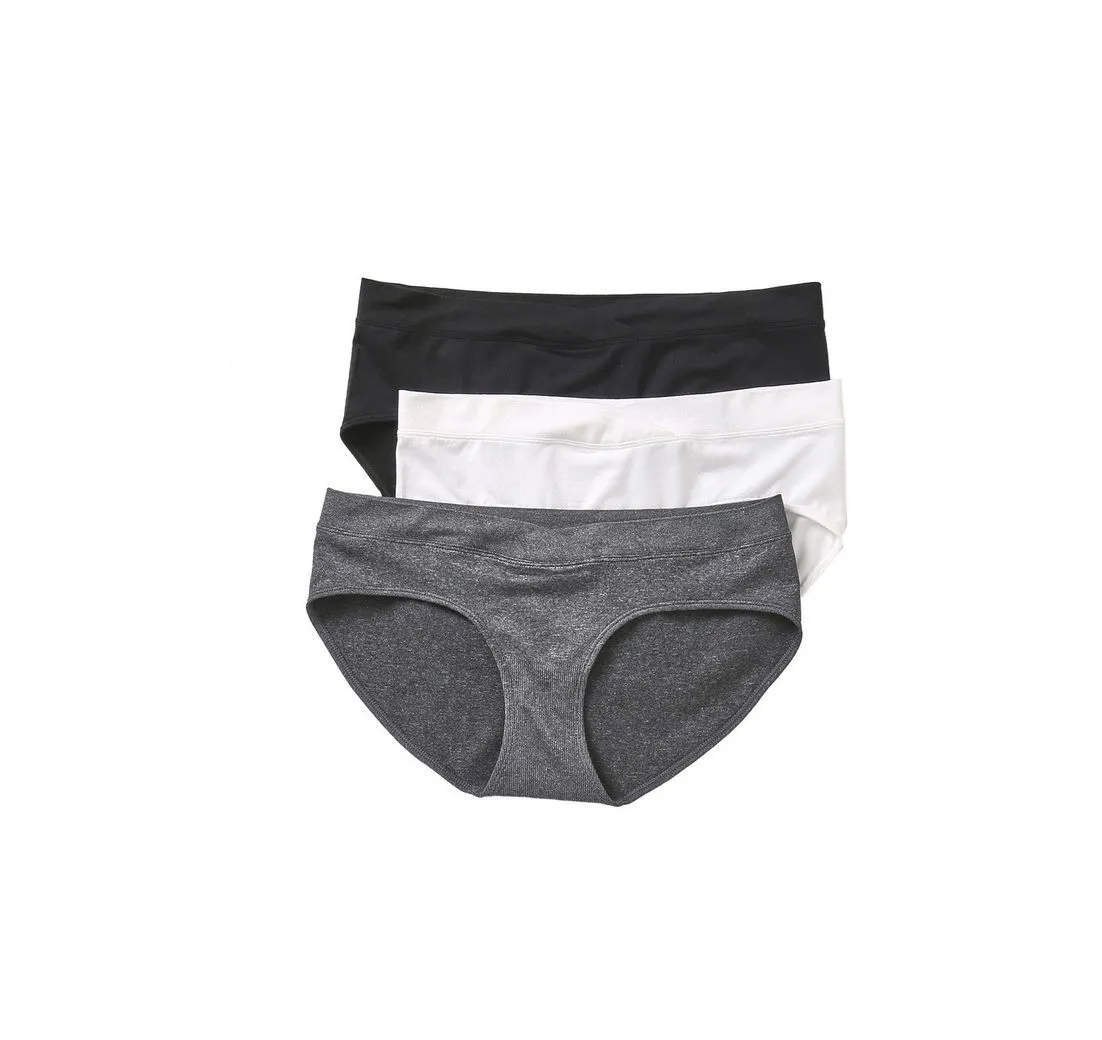 VERTBAUDET Umstandsslip 3er-Pack nahtlose Umstands-Shortys aus Mikrofaser nahtlose Verarbeitung