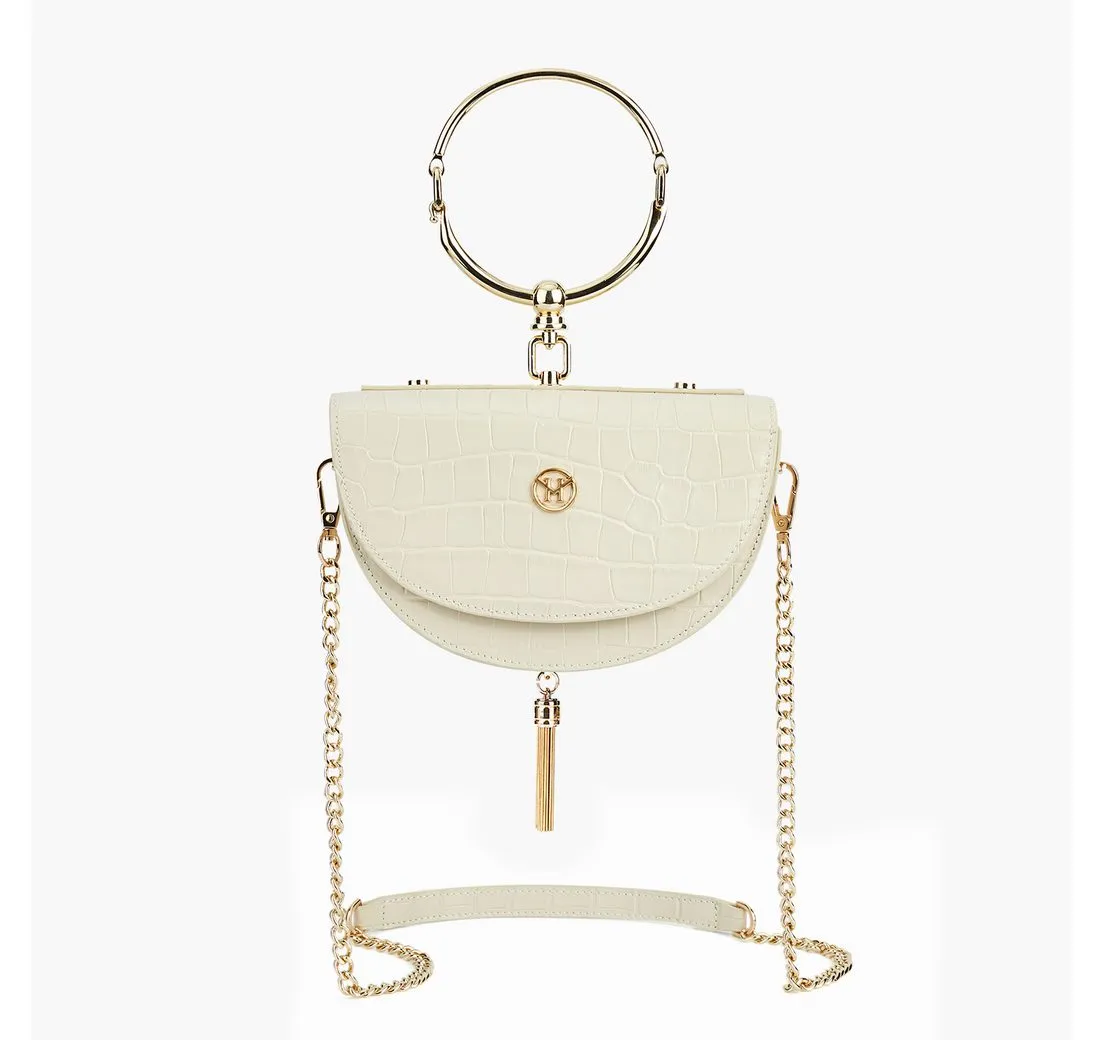 Victoria Hyde Handtasche Victoria Hyde Vintage Half-Moon Damen Klassisch Un (Kein Set, Kein Set), klassisch