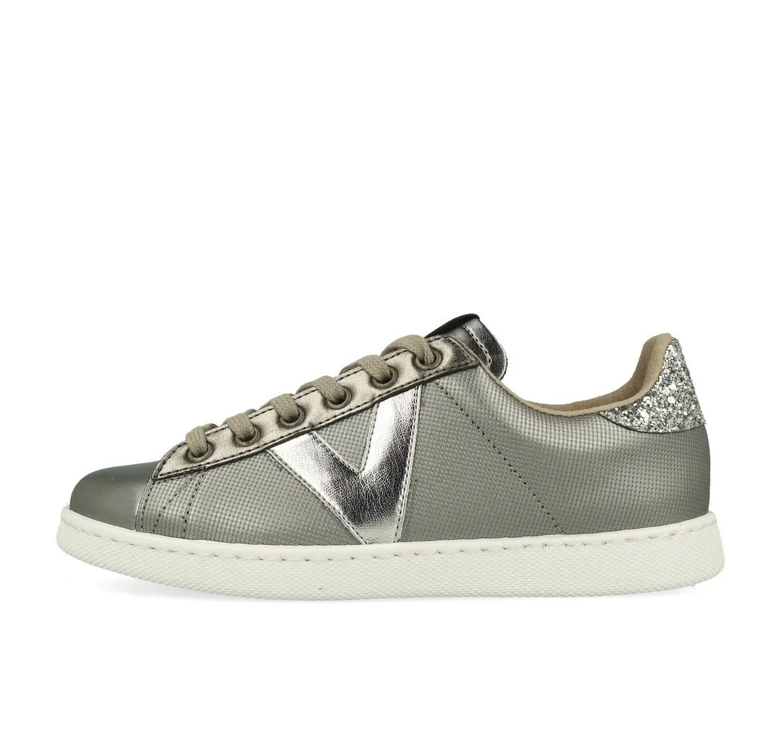 VICTORIA Victoria Tenis Metal Damen Sneaker Antracita Sneaker