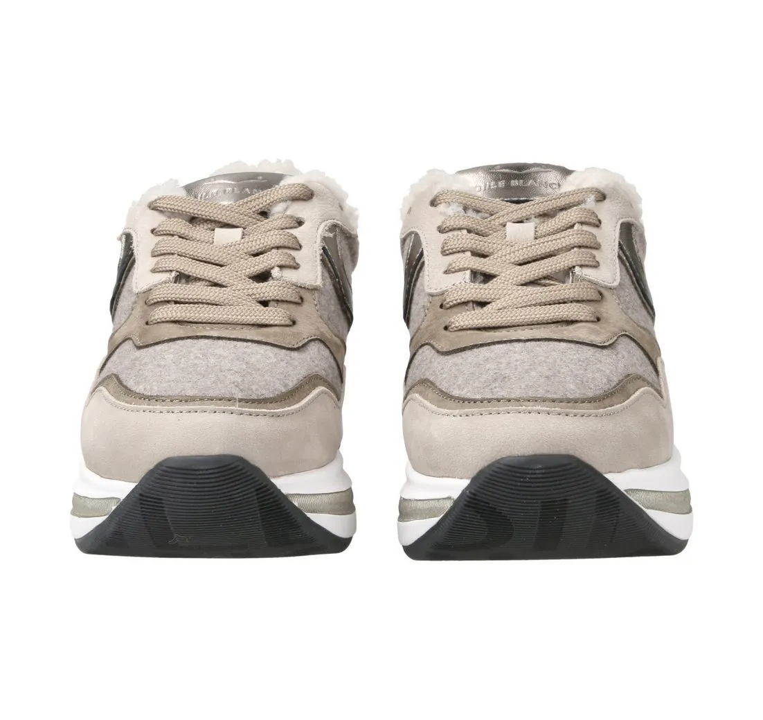 VOILE BLANCHE MELANY FUR Sneaker