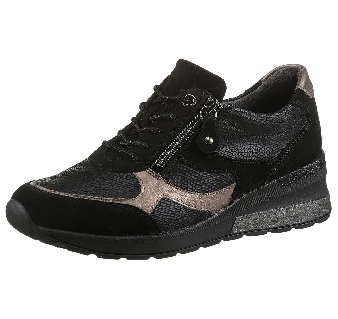 WALDLÄUFER H-CLARA Keilsneaker Bequemschuh, Komfortschuh, Halbschuh mit herausnehmbarer Einlage