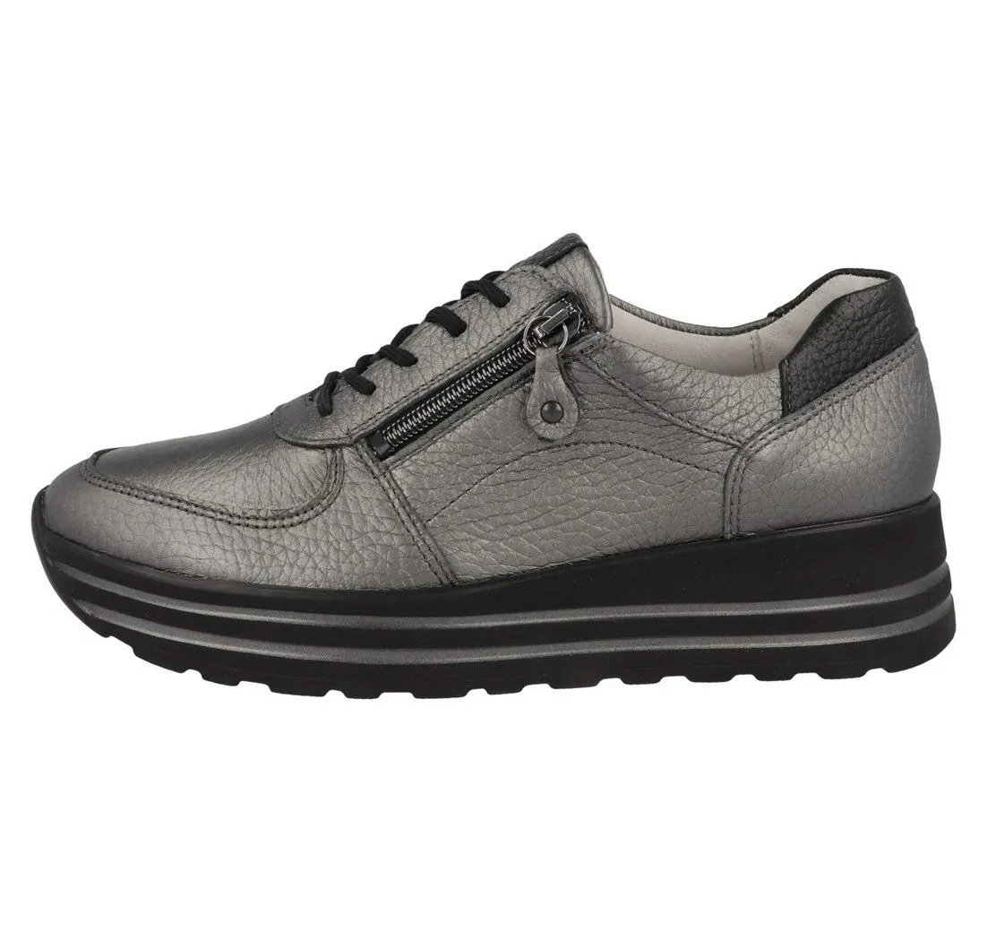WALDLÄUFER H-Lana Damen Sneaker Turnschuhe, Sportschuhe, Freizeitschuhe, Halbschuhe, Schnürschuhe