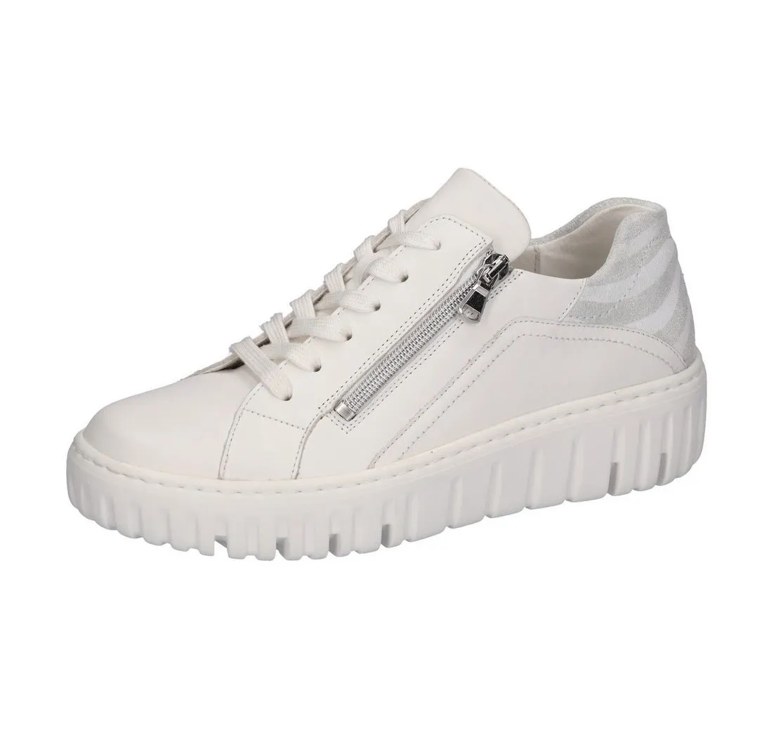 WALDLÄUFER H-LIVIA Plateausneaker, Schnürer, Halbschuh, Freizeitschuh mit Außen-Reißverschluss