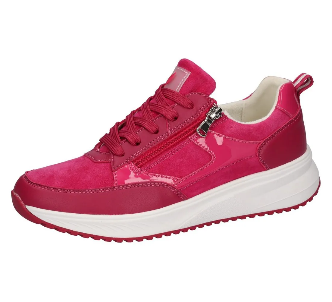WALDLÄUFER H-MARA Plateausneaker, Schnürschuh, Halbschuh, Freizeitsneaker in Komfortweite H