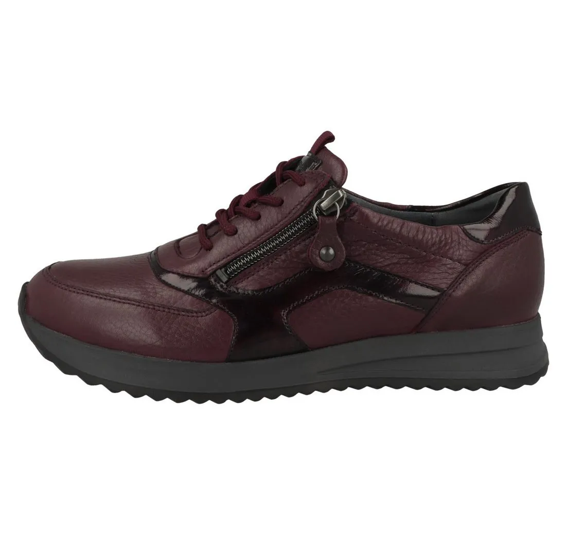 WALDLÄUFER H-Vicky Damen Sneaker Turnschuhe, Sportschuhe, Freizeitschuhe, Halbschuhe, Schnürschuhe