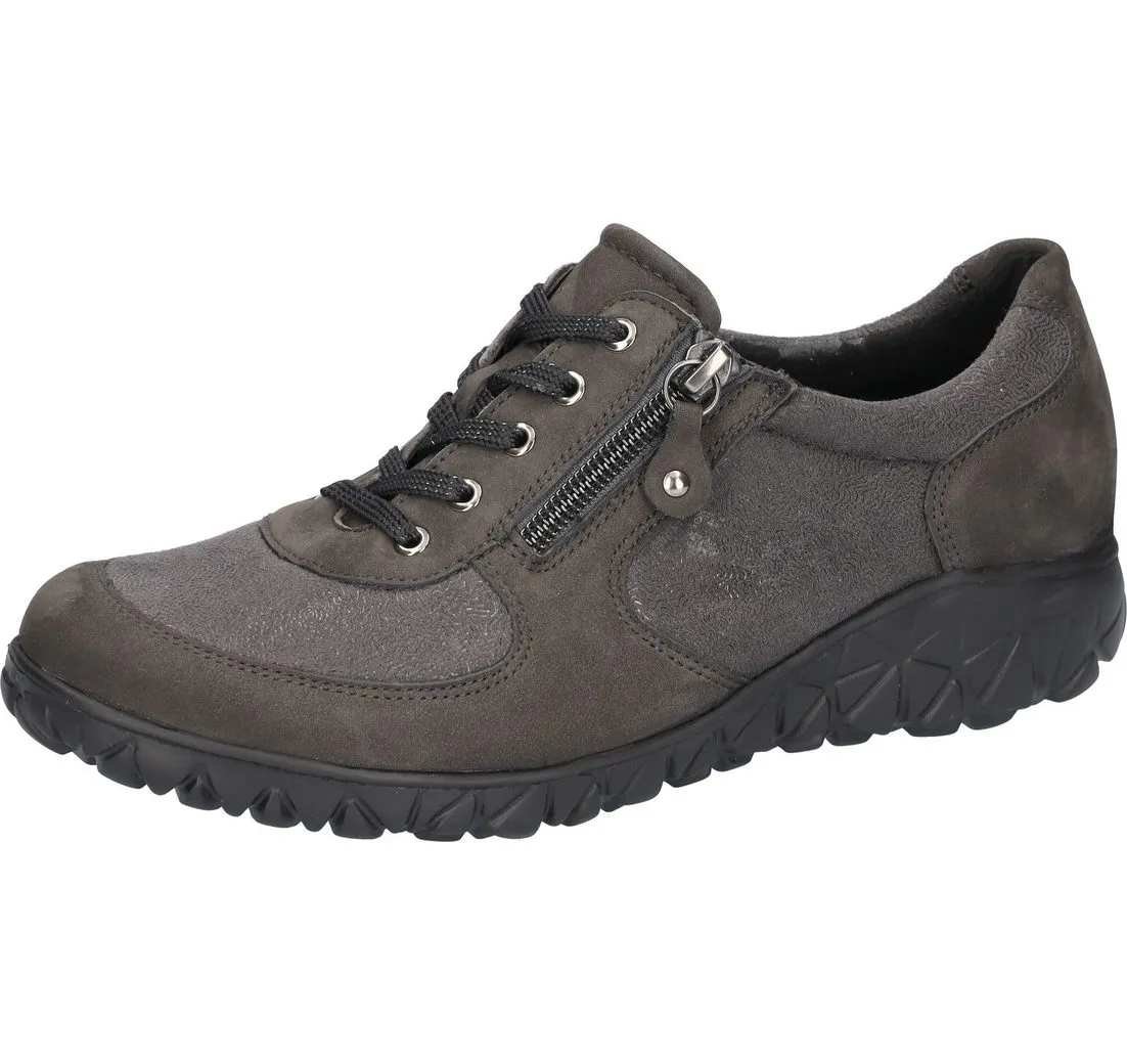 WALDLÄUFER HAVY-Soft Sneaker, Freizeitschuh, Halbschuh, Schnürschuh in Komfortweite H (sehr weit)