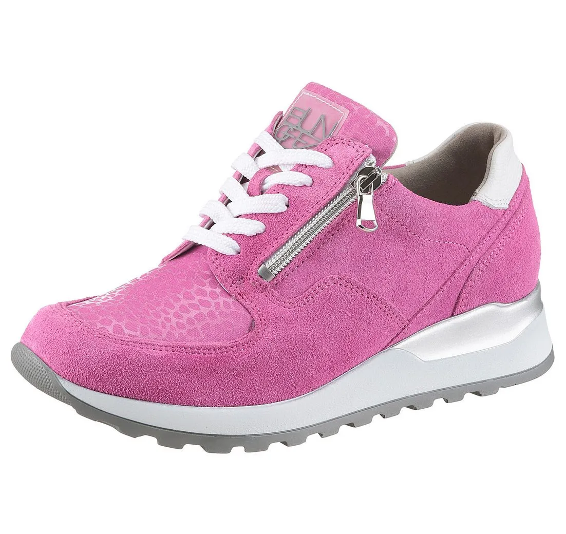 WALDLÄUFER HIROKO Keilsneaker, Schnürschuh, Freizeitschuh, Halbschuh, Kontrastbesatz, Weite H