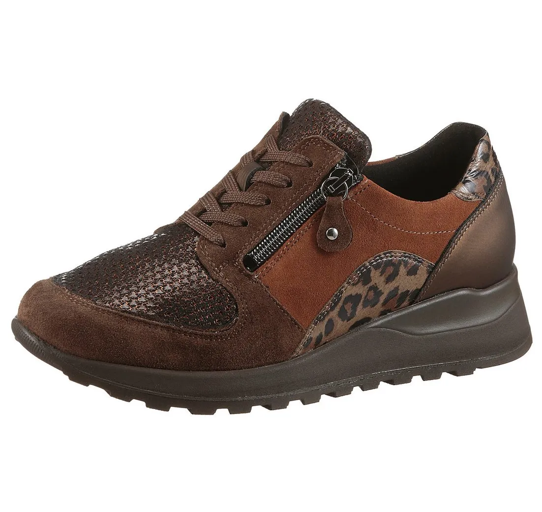WALDLÄUFER HIROKO-Soft Keilsneaker Schnürschuh, Komfortschuh, Orthotritt, in Bequemweite G (weit)