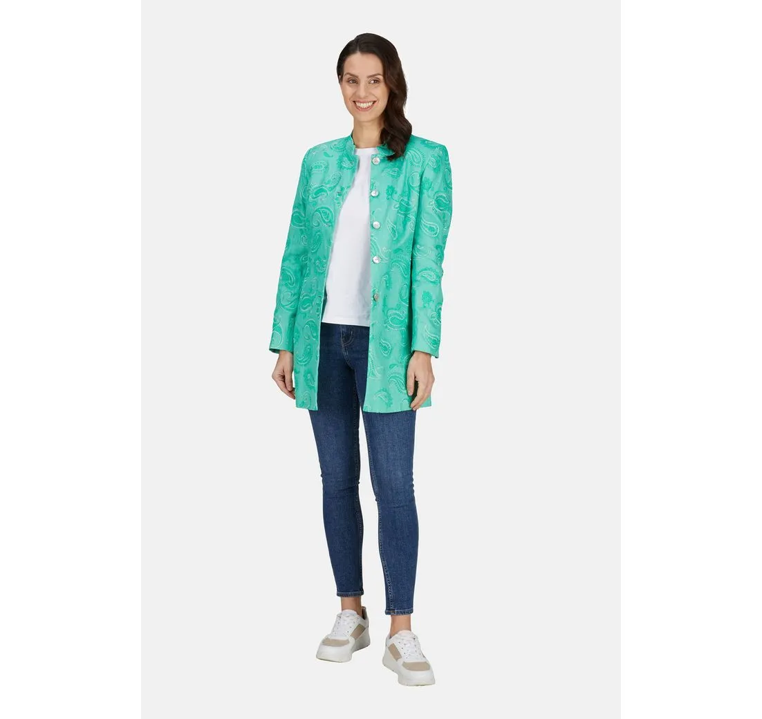 WHITE LABEL Longblazer aus Leinen