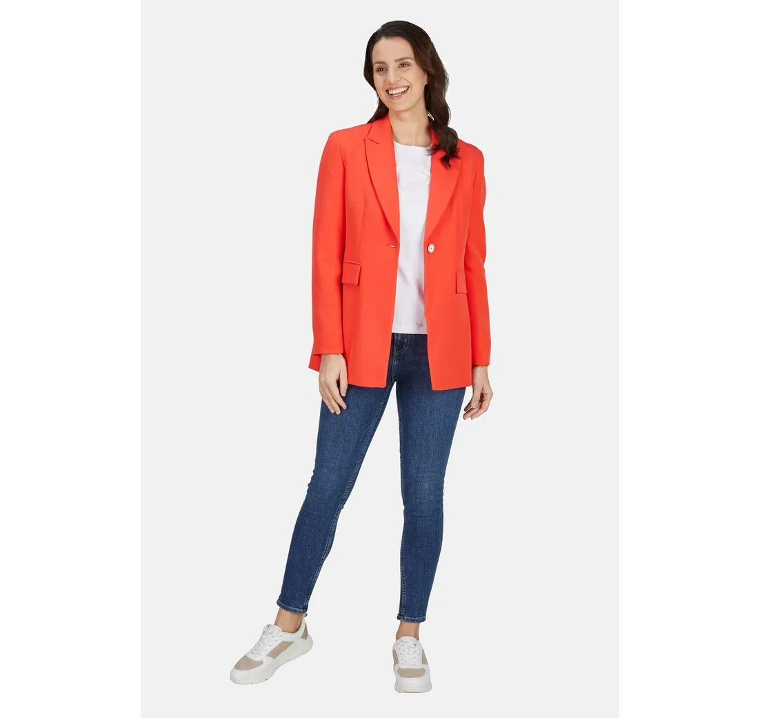 WHITE LABEL Longblazer in legerer Passform