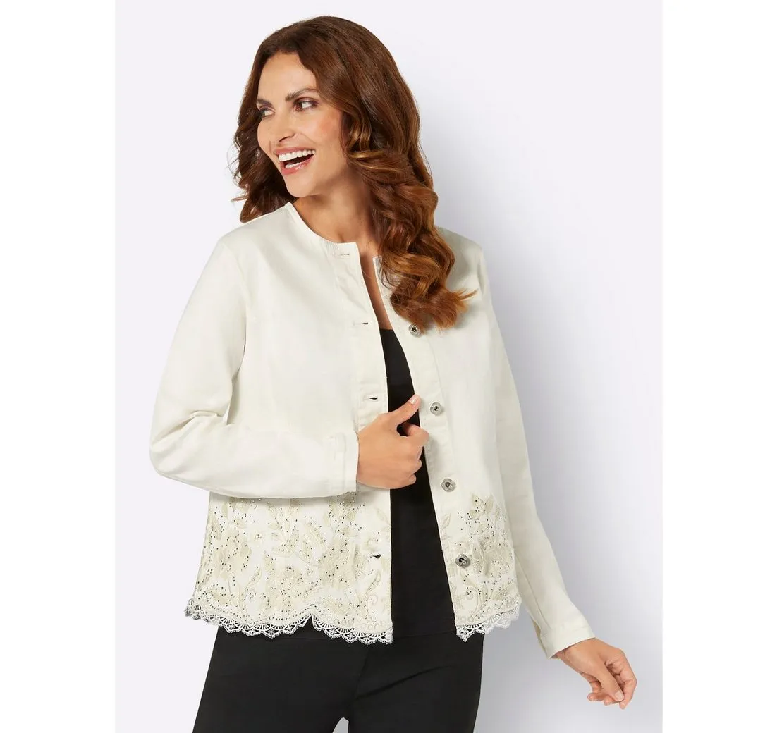 WITT Blusenblazer Jeansbluse