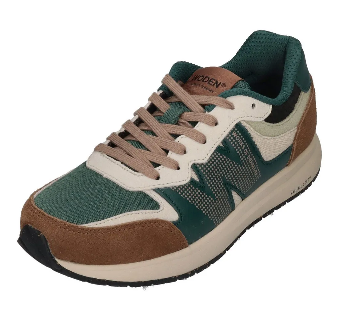 WODEN Rigmor WL593 Sneaker Caramel Deep Forest
