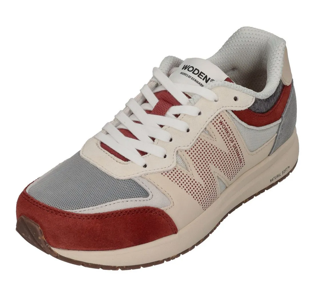 WODEN Rigmor WL593 Sneaker Rust Autumn Grey