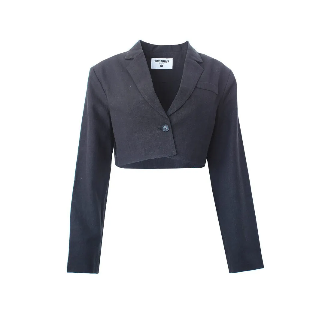 WRSTBHVR Kurzblazer WRSTBHVR Modu Blazer Black M / L