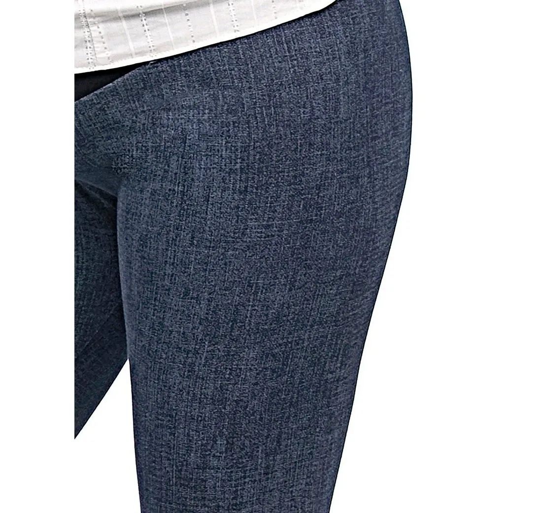 YESET Umstandshose Umstand Capri Hose 3/4 Muster Umstandshose Leggings Leggins gekämmte B