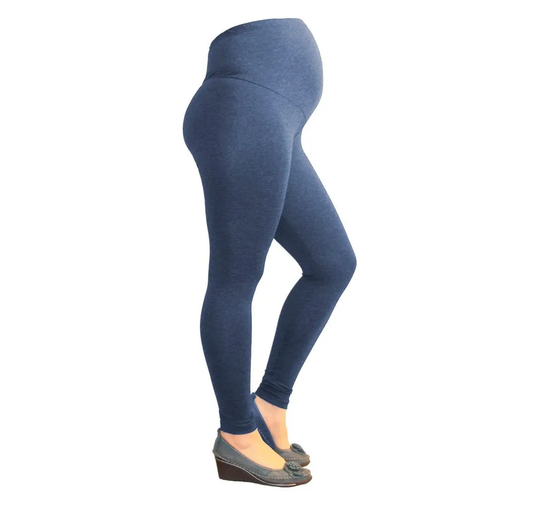 YESET Umstandsleggings Umstand Umstandsleggings lang aus Baumwolle Leggings Jeans XXXL - 46 Blickdicht