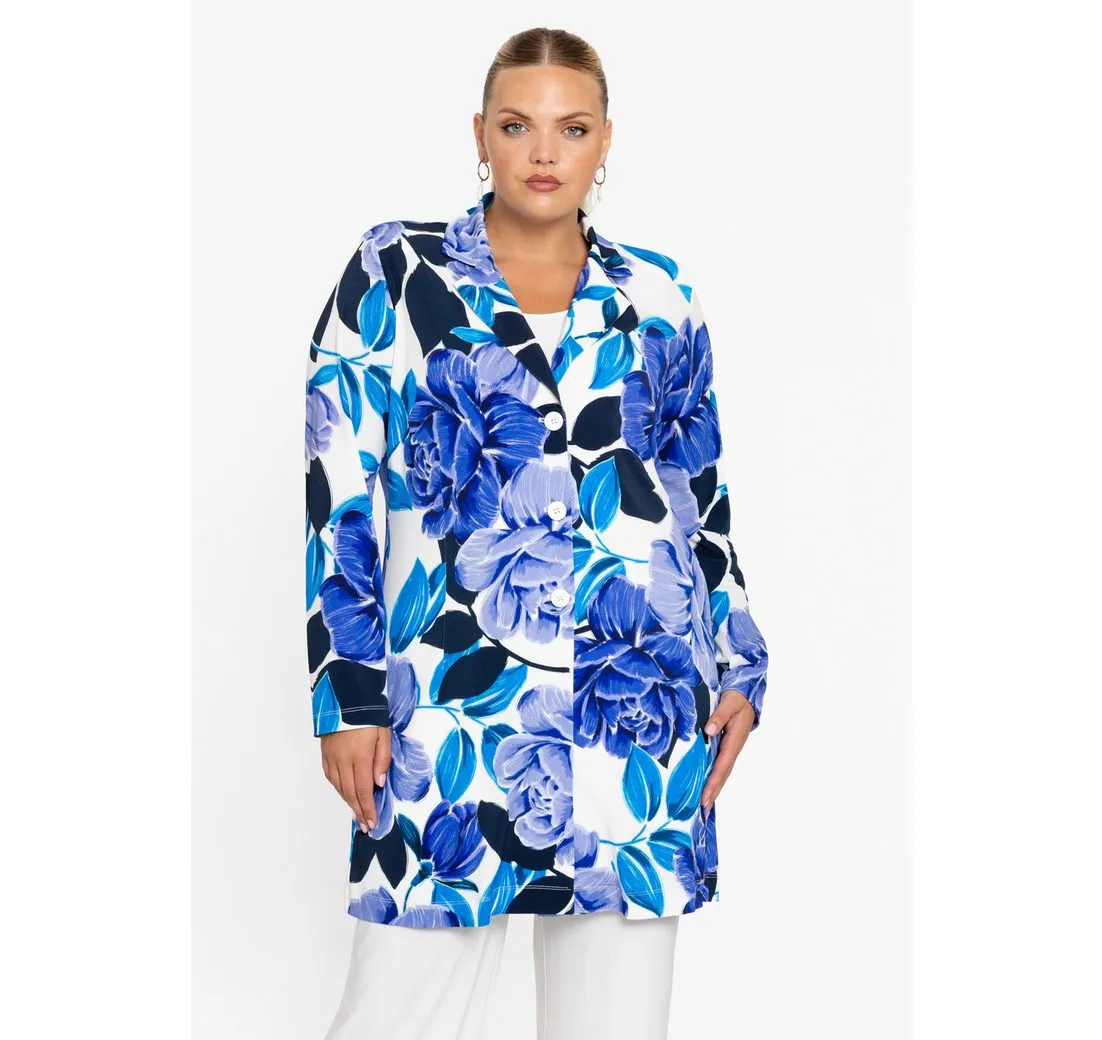 YOEK Jackenblazer Damen Blazer mit Druck