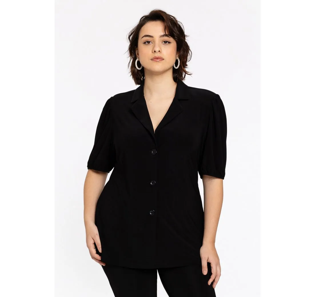 YOEK Jackenblazer Damen Blazer mit Puffärmeln