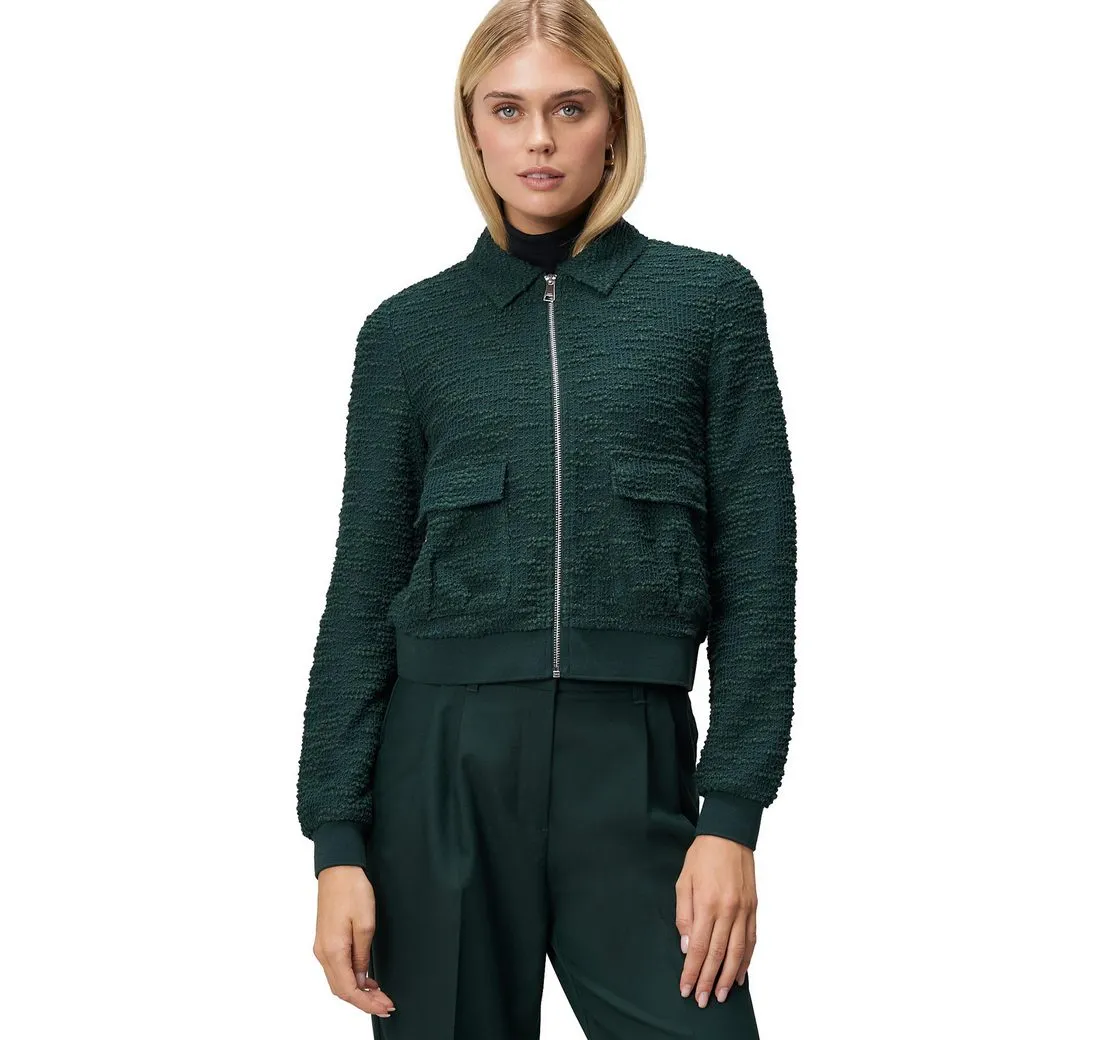 ZERO Jackenblazer Damen Bouclè -Jacke mit Reißverschluss weiteres Detail