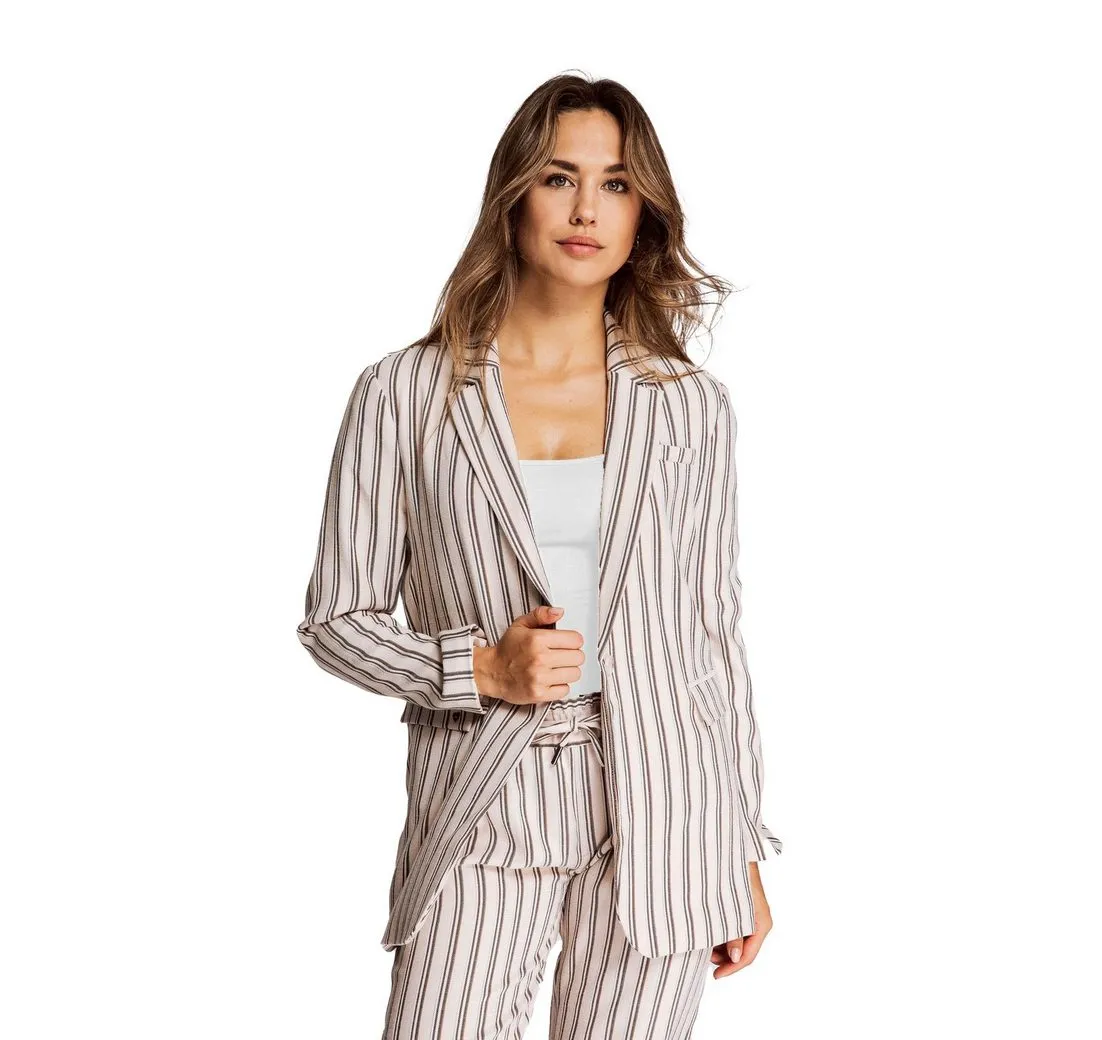 ZHRILL Jackenblazer Blazer ELLIE Beige angenehmer Tragekomfort