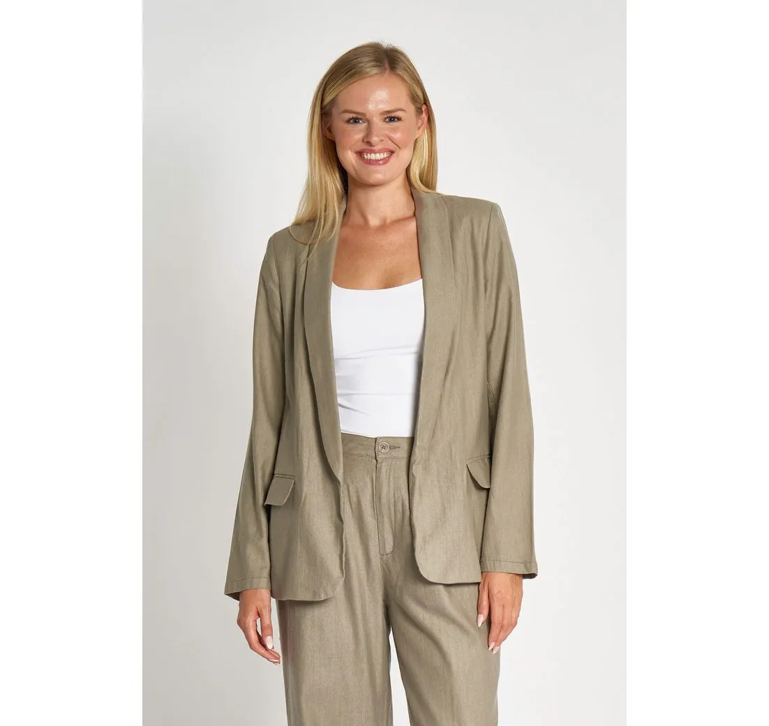 ZHRILL Jackenblazer ZHHELEN mit Reverskragen, Regular Fit